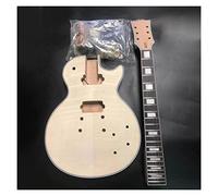 ELODEK professional Electric Guitar Kits New DIY For For LP Style Guitar Mahogany Body Unfinished Electric Guitar Kit All Parts Electric Guitar Kits
