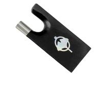ELODEK violin parts accessories Fully Lined Ebony For 4/4 Violin Bow Luthier Repair Bow Parts Replacement Accessories