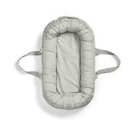 Elodie Details Baby Nest Pod Portable Baby Lounger for Safe Napping or Travelling, Washable 100% Cotton Baby Essentials for Newborn - Mineral Green