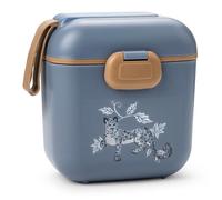Elodie Details Bento Box for Children, BPA Free Lunch Box with Compartments, Includes Fork | Dishwasher & Microwave Safe Snack Holder for Nursery & School | 800ml | Garden Leo