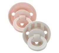 Elodie Details Binky Bundle Babyschnuller 2er-Set - Kirschform ab 3+ Monate - Silikon - BPA-frei - 3 Belüftungslöcher - Ohne Schadstoffe - Mädchen & Jungen - Candy Stripes