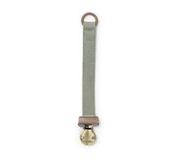 Elodie Details Schnullerclip - Schnullerkette & Nuckelkette mit Holzclip für Baby - BPA-freier Schnullerhalter aus recyceltem Polyester - Schnullerband für Jungen & Mädchen - Hazy Jade