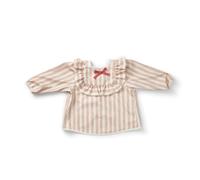 Elodie Details Long Sleeve Baby Bib Waterproof, Full Coverall Sleeved Weaning Bib with Elastic Cuffs, Wipe Clean Toddler Art Smock, PVC & Phthalate Free, Oeko-TEX Certified - Candy Stripes