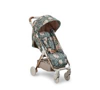 Elodie Details Mondo Stoller® Pushchair from Birth to 4 Years (22kg) - Lie-Flat Position, One Hand Folding and Steering, Lightweight Cabin Size Travel Buggy, Morris & Co - Pimpernel