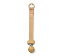 Elodie Details Dummy Clip for Baby - Soother Chain & Pacifier Clip for Boys Girls, BPA Free Universal Soother Holder, Recycled Polyester Dummy Chain Newborn Gift Unisex - Gold