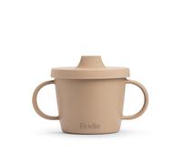 Elodie Details Trinklernbecher Baby mit Griffen - Auslaufsicherer Silikon-Deckel, PLA Bioplastik, BPA-frei, ohne Phtalate & PVC, Spülmaschine & Mikrowelle, 200 ml ab 12 Monate, Blushing Pink