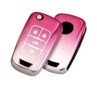 ELOHEI for Chevy Key Fob Cover, Soft TPU Key Case Cover for Chevy Equinox Camaro Cruze Malibu Sonic Volt Park Impala Buick Encore Allure Regal