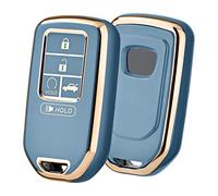 ELOHEI for Honda Key Fob Cover, Key Fob Case for 2015-2021 Honda Accord 2017-2020 CRV Civic Pilot Odyssey Passport Premium Soft TPU Full Protection Key Shell(5 Buttons)