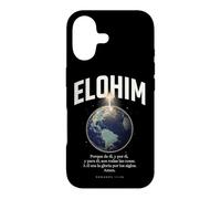 Elohim All Things Are From Him Christian Spanish Bible Verse Case for iPhone 17