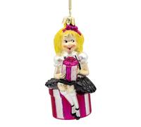 Eloise At The Plaza Glass Ornament