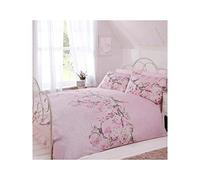 Eloise Duvet Cover Set, Polyester-Cotton, Grey, King