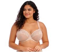 Elomi Charley Bra Underwired Non Padded Semi Sheer Plunge Womens Lingerie 4382