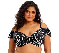Elomi Echo Shell Plunge Bikini Top - Black - 34GG