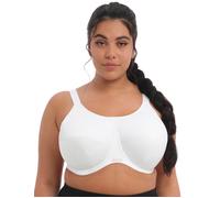 Elomi, Women's Plus Size Energise Underwire Sport Bra, womens, EL8041, white, 5J