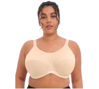 Elomi Womens Energise Full Cup Side Support Sports Bra - Beige polyamide - Size 38D