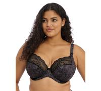Elomi female Lucie Stretch Underwired Plunge Bra (D-JJ) - 36D - Black, Black