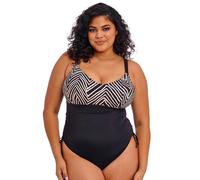 Elomi Fiji Falls Non Wired Swimsuit - Black - 34H/HH
