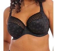 Elomi Kim Bra Black Lace Size 42FF Underwired Side Support Full Cup 4340 New