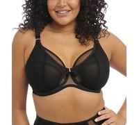 Elomi Kintai Underwired Plunge Bra (40GG, Black)