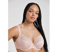 Elomi Lucie Bra Plunge Wired Three Section Stretch Lace Bras Lingerie