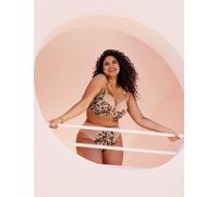 Elomi Lucie Printed Briefs Brown Mix