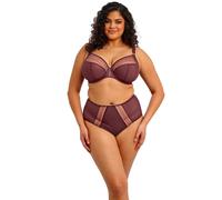 Elomi Matilda Embroidered High Waisted Briefs Burgundy