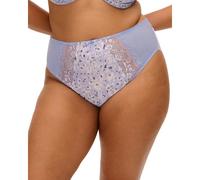 Elomi Morgan High Leg Brief - Blue Leopard - 2XL - 18