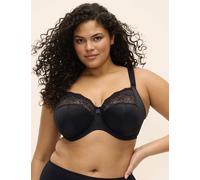 Elomi Morgan Lace Wired Side Support Bra DD-K Black