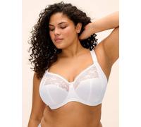 Elomi Morgan Lace Wired Side Support Bra DD-K White
