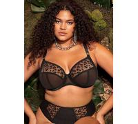 Elomi Namrah Underwired Bandless Plunge Bra Leopard