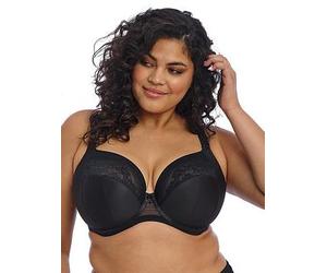 Elomi Nerina Uw Plunge Stretch Bra, Black, Size 40Ff, Women Black