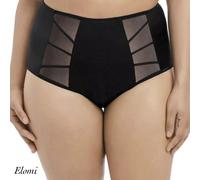 Elomi Women's Sachi Full Brief, Sheer, Black, XXL Plus
