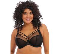 Elomi Women's Sachi Strappy Underwire Plunge Bra, Black, 40JJ