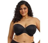 Elomi Smooth Moulded Strapless Seamless Underwired T-shirt Bra, Black, Size 38Gg, Women Black