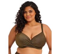 Elomi Sunset Shimmer Underwired Plunge Bikini Top - Gold Rush - 36FF