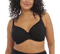 Elomi Bazaruto Plunge Bikini Top Womens Underwired Swimwear 800602 Black