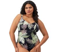 Elomi Tropical Retreat Non Wired Swimsuit - Black - 34G/GG