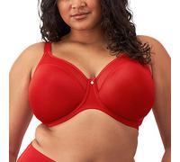 Elomi Women's Plus Size Smooth Underwire Molded Bra, Haute Red, 36H US