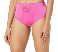 Elomi Women's Cate Embroidered Full Coverage Brief Bikini Style Underwear, Camelia, 4XL Plus