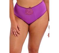 Elomi Women's Cate Embroidered Full Coverage Brief Bikini Style Underwear, Dahlia, 3XL Plus