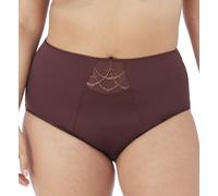 Elomi Women's Cate Embroidered Full Coverage Brief Underwear, Raisin, Large