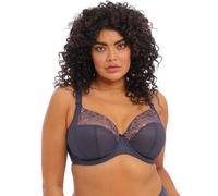 Elomi Women's Charley Plunge Underwire Bra, Sheer, Storm, 38FF US
