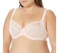 Elomi Women's Charley Stretch Lace Underwire Plunge Bra Ballet Pink, 44FF