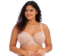 Elomi Womens Charley Stretch Plunge Bra - Beige Nylon - Size 36FF