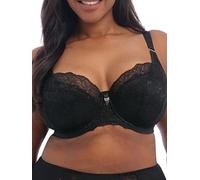 Elomi Women's Charley T-Shirt Seamless Breathable Spacer Underwire Bra, Black, 46DD