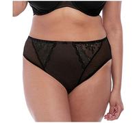 Elomi Women's Charley Waist High Cut Leg Brief, Black, Medium