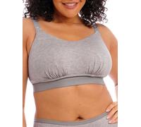 Elomi Women's Downtime Non-Wired Bralette in Grey | Size: 36H/HH Elomi Grey 36H/HH