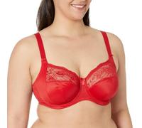 Elomi Women's El4111 Full Coverage Bra, Opaque, Haute Red, 38H US