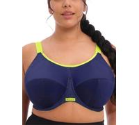 Elomi Women's Energise Full Cup Side Support Sports Bra in Blue | Size: 36GG Elomi Blue 36GG