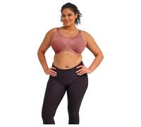 Elomi Womens Energise Sports Bra: High Impact Support. Non-Compression Design, Racerback Option. UK Sizes D-k, Us Sizes D-o, Rosewood, 34HH US